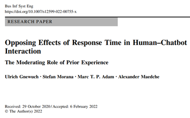BISE article on human-chatbot interaction