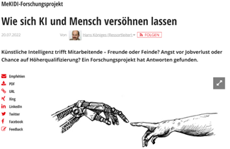 Computerwoche article MeKIDI