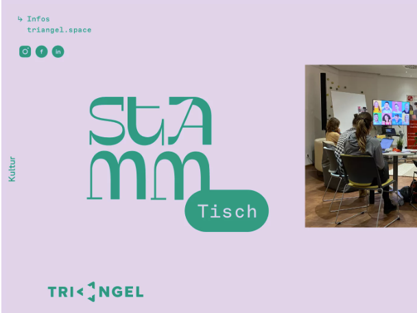 STAMMTISCH | mensch.digital at Triangel | Personalization in the job search on Mai 29th 6 PM 