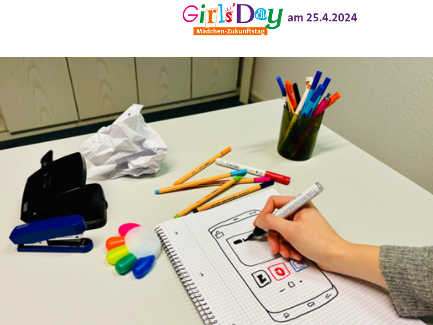 Apps for the Future! Design Workshop at Girls’ Day on April 25th 2024 